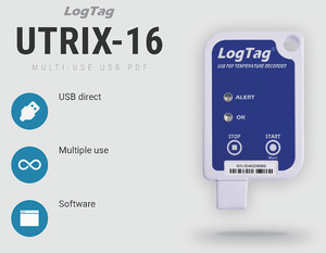 LogTag / USB 온도 레코더 ‘Utrix-16’